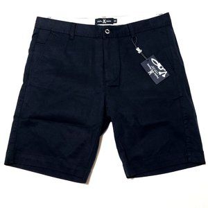 Psycho Bunny Charlie Mens Size 38 Navy Blue Shorts